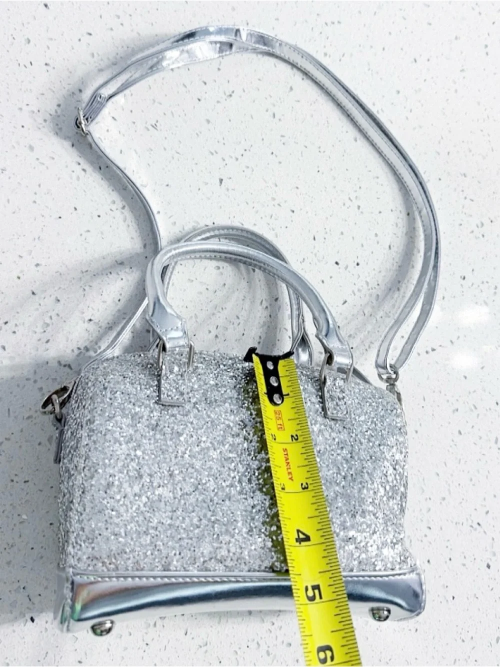 Disney Store Princess Silver Sequin Mini Handbag Crossbody